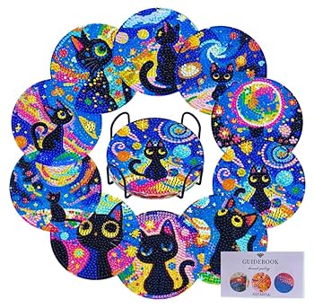 Amazon.co.jp: Astartia ダイヤモンドアート コースター キット